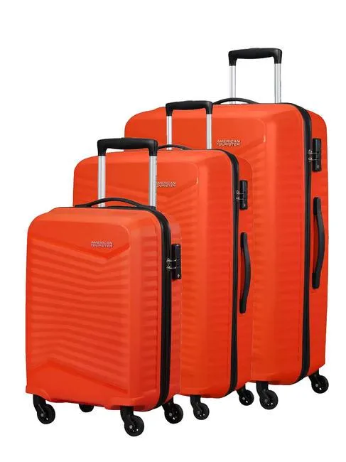 American Tourister Jetdriver 2.0 Lot De 3 Chariots : Cabine, Moyen, Grand Orange Flamme - Achetez À Prix Outlet!