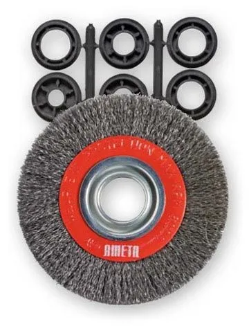 Ameta Solution 72-6000 Brosse crêpée circulaire 6" x 7/8"
