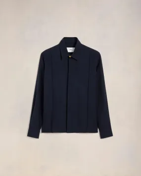 Ami Paris - Chemise en Laine - Navy