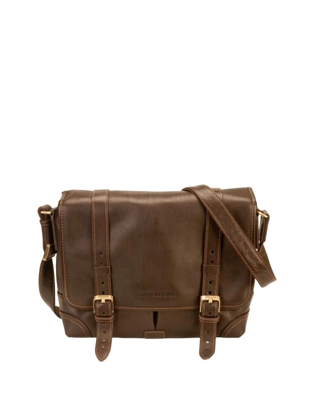 Besace Arthur et Aston Ref 57038 C chataigne 38*28*10 cm