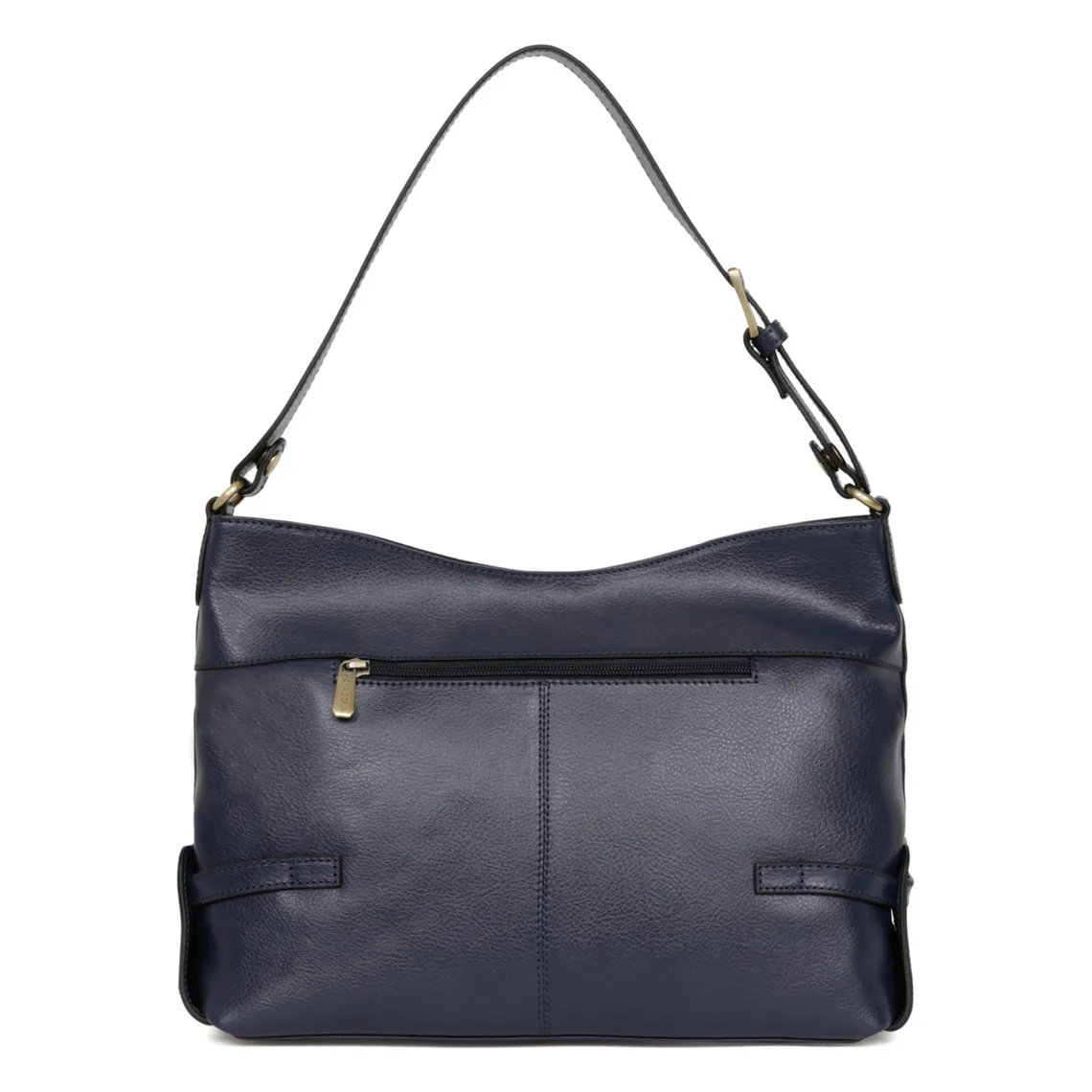 Besace - Cuir de vachette - Marine - République | 3 Suisses