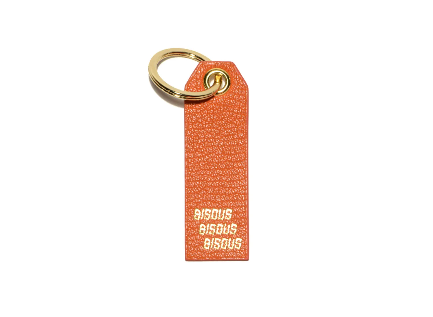 Bisous Skateboards Keyring Orange