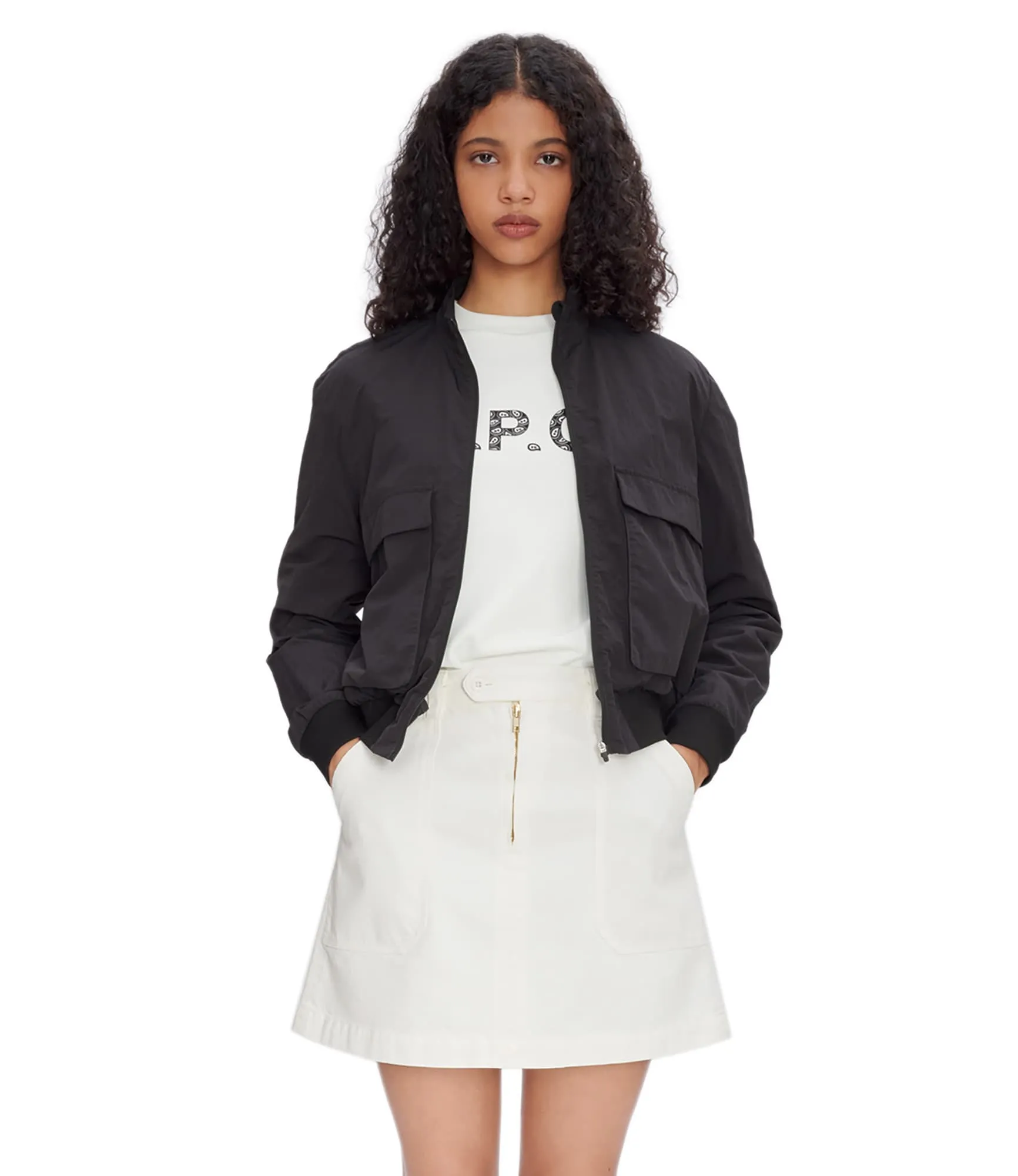 Blouson Heather Noir | A.P.C.