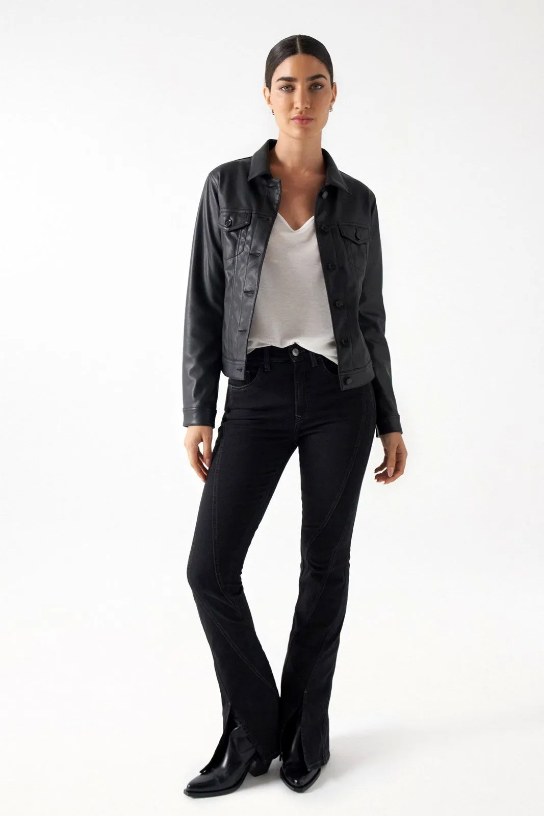 Blouson SALSA EFFET CUIR SLIM Black
