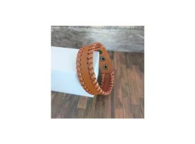 Bracelet cuir homme Camel 5