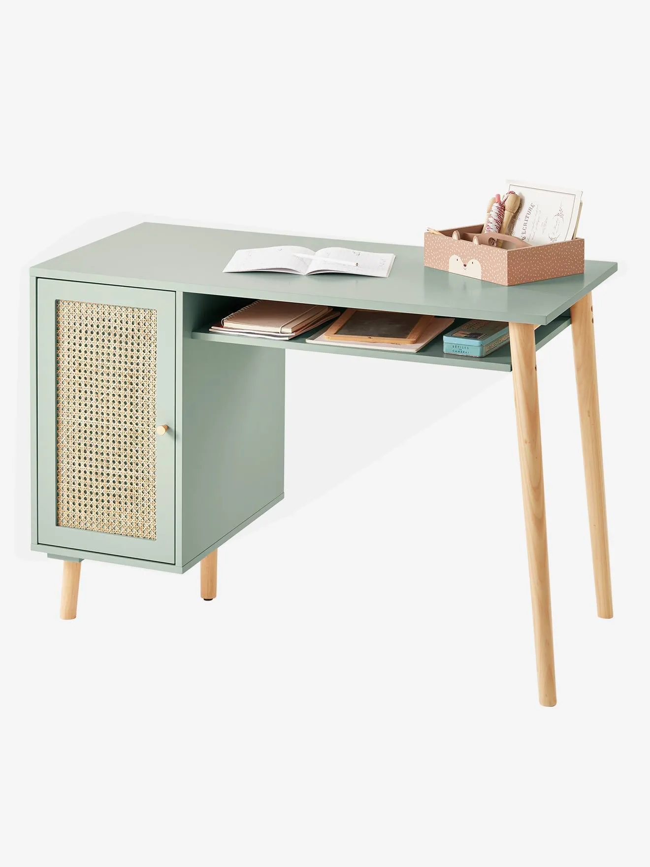 Bureau enfant LIGNE POÉSIE vert - Vertbaudet
