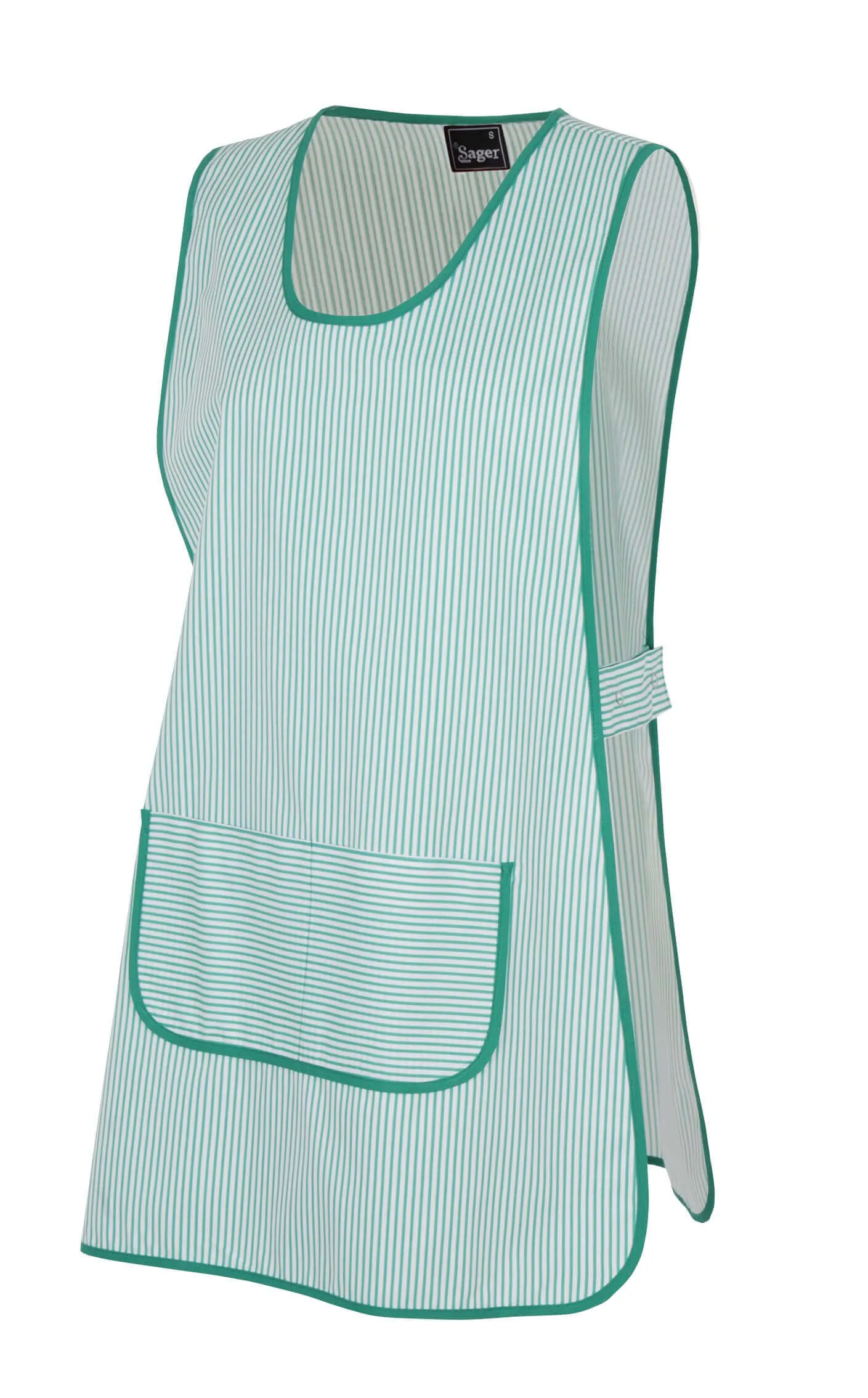 Chasuble de travail à rayures vert