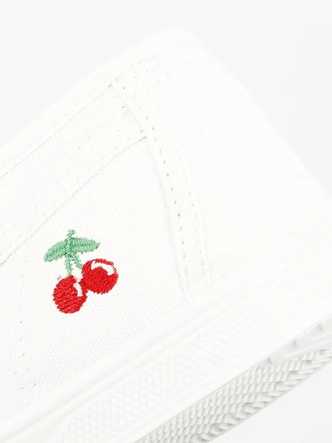 Chaussures en toile blanc femme - Le Temps des Cerises | wimod