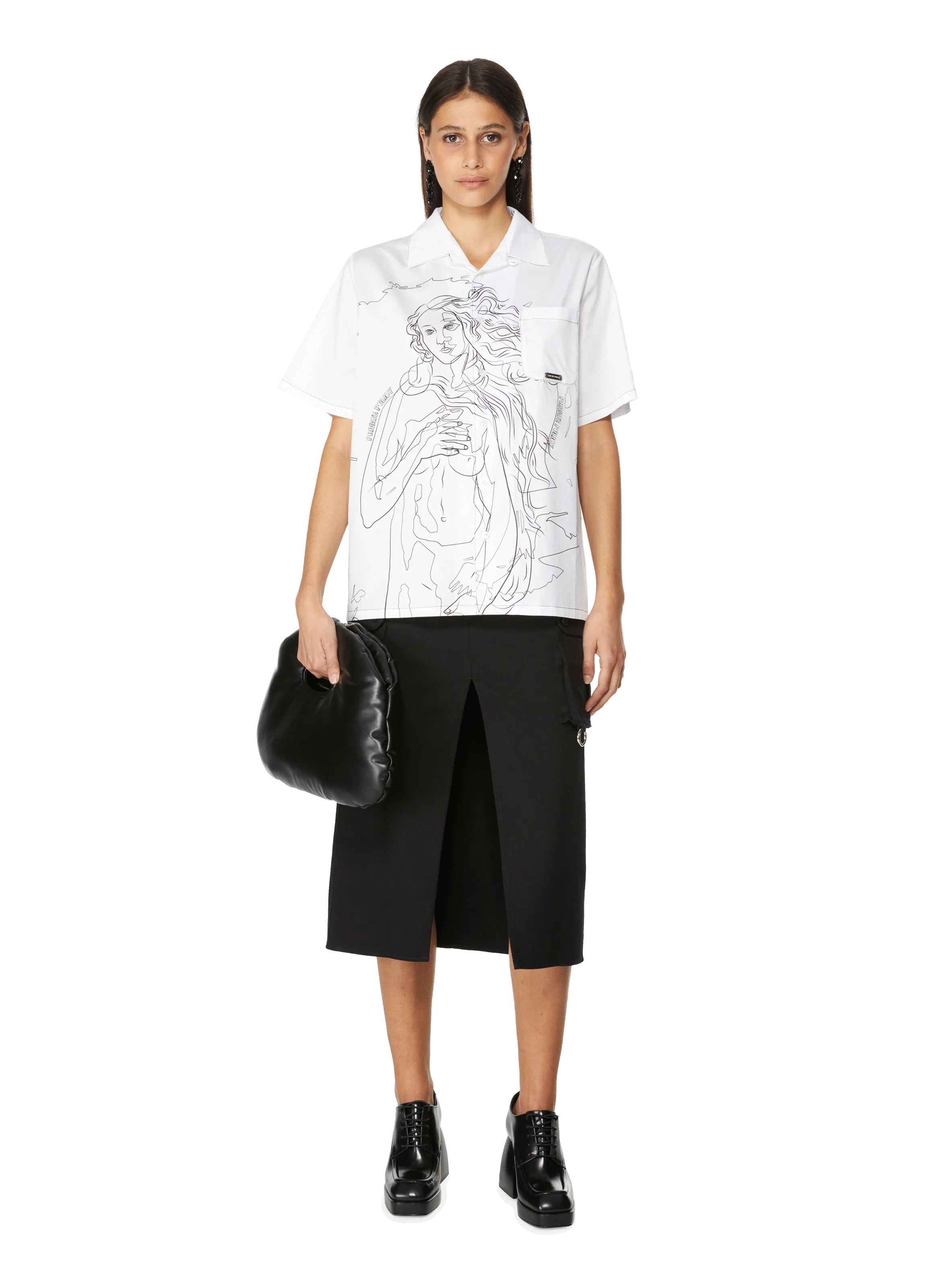 CHEMISE APHRODITE EN COTON - PRIVATE POLICY pour FEMME | Printemps