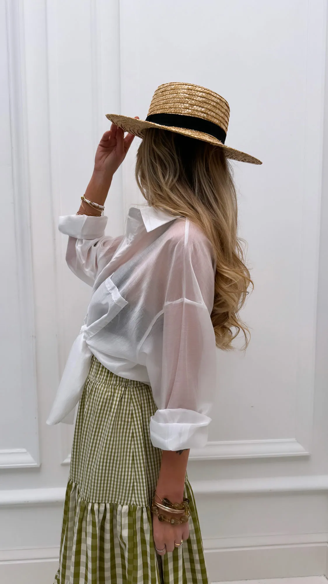 Chemise blanche fluide