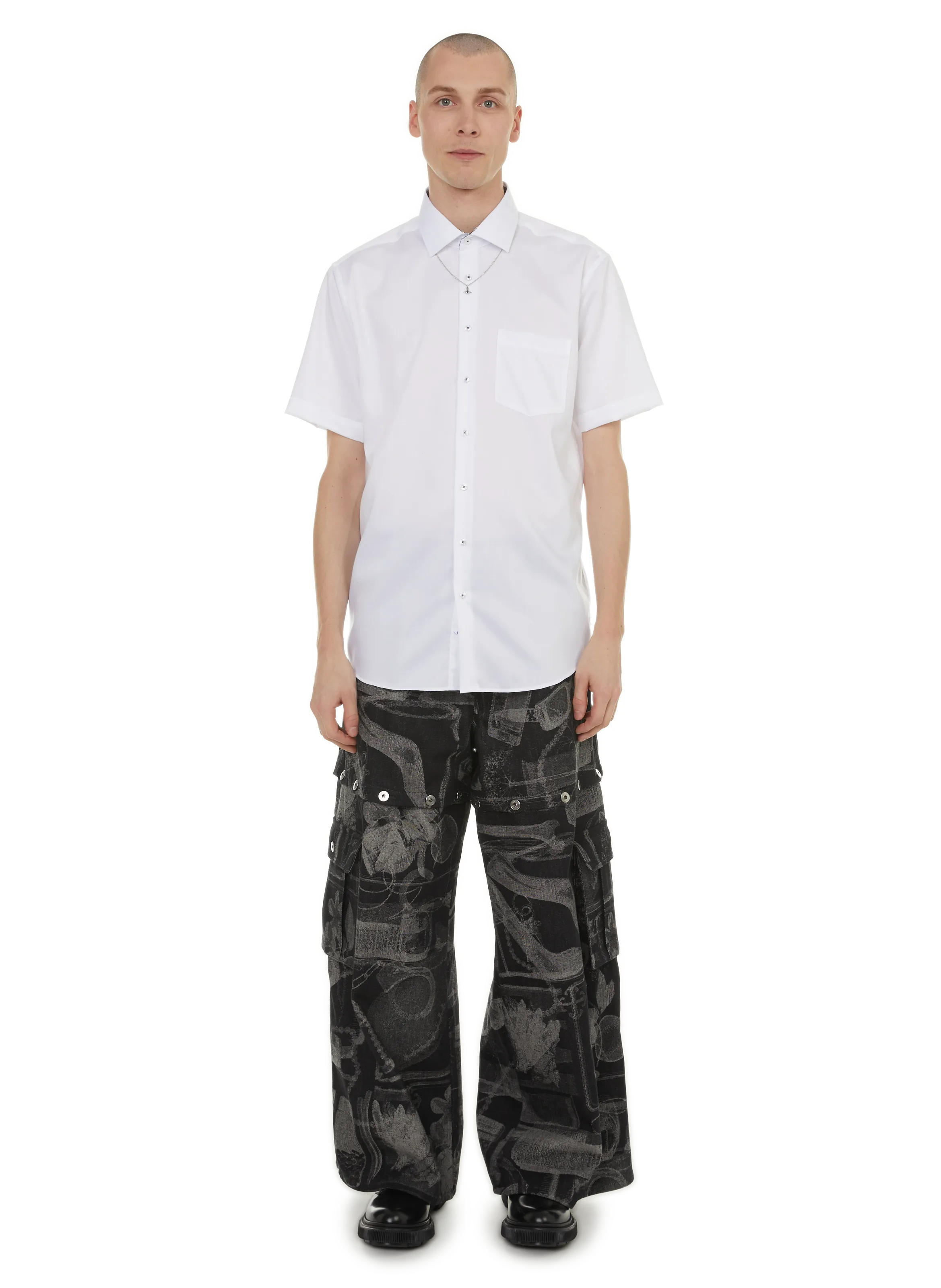 CHEMISE MANCHES COURTES EN COTON - SEIDENSTICKER pour HOMME | Printemps