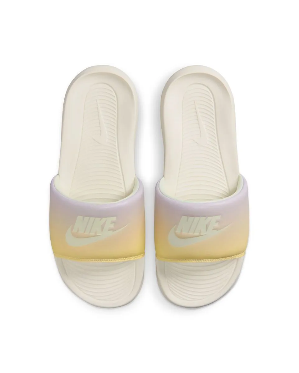 Claquette Femme W NIKE VICTORI ONE SLIDE PRINT Beige