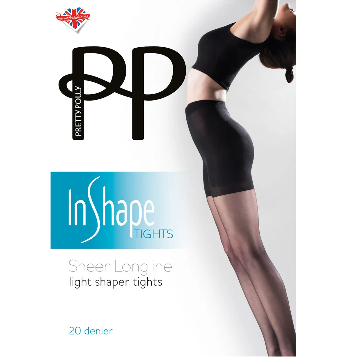Collant effet panty gainant noir en nylon | 3 Suisses