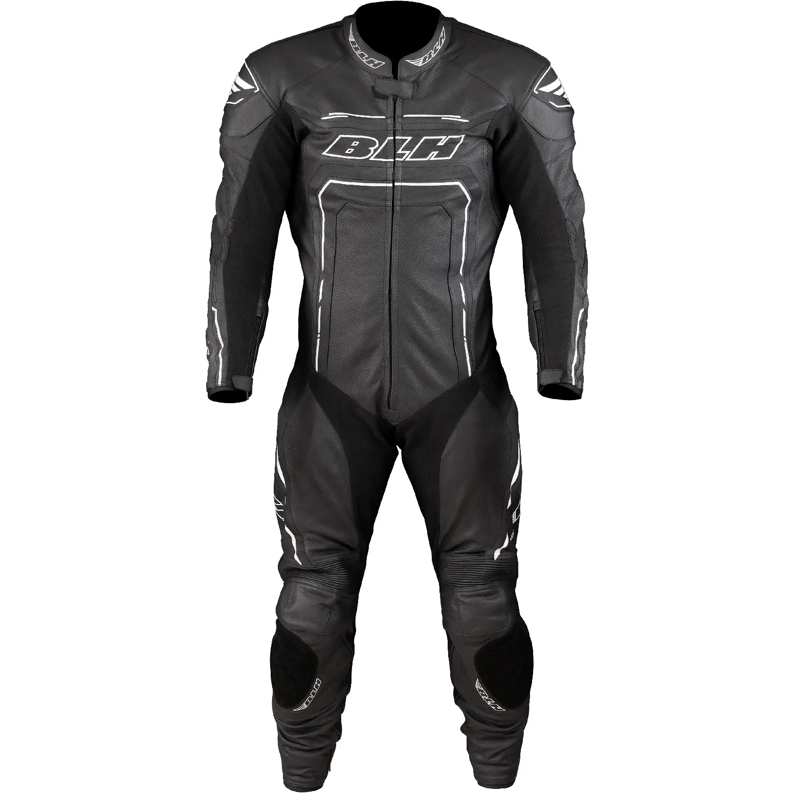 Combinaison BE GP BLH Noir/Blanc - MAXXESS.FR, Combinaison cuir