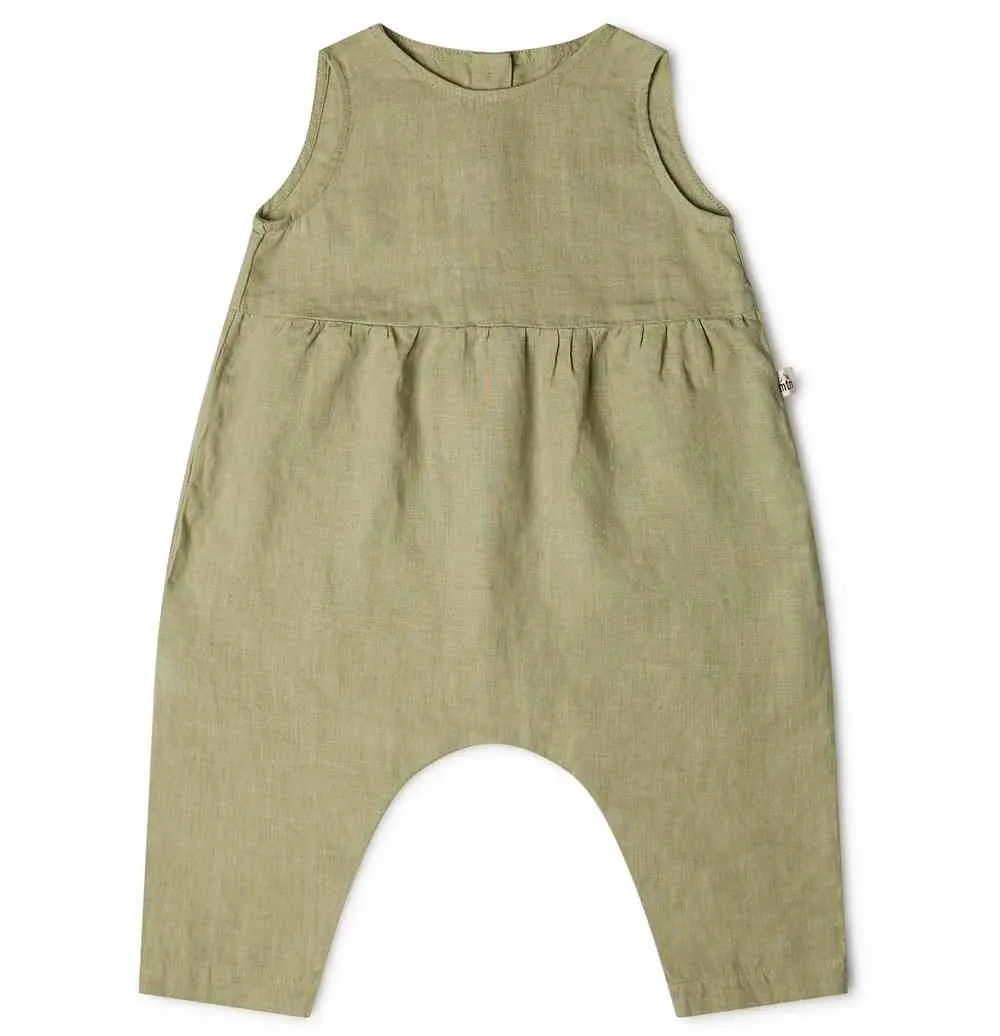 Combinaison en lin légère "rye" pour enfant et bébé