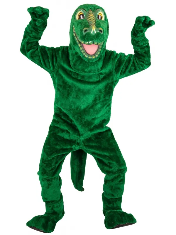 Déguisement de Mascotte Dinosaure Vert pour Adulte avec Accessoires