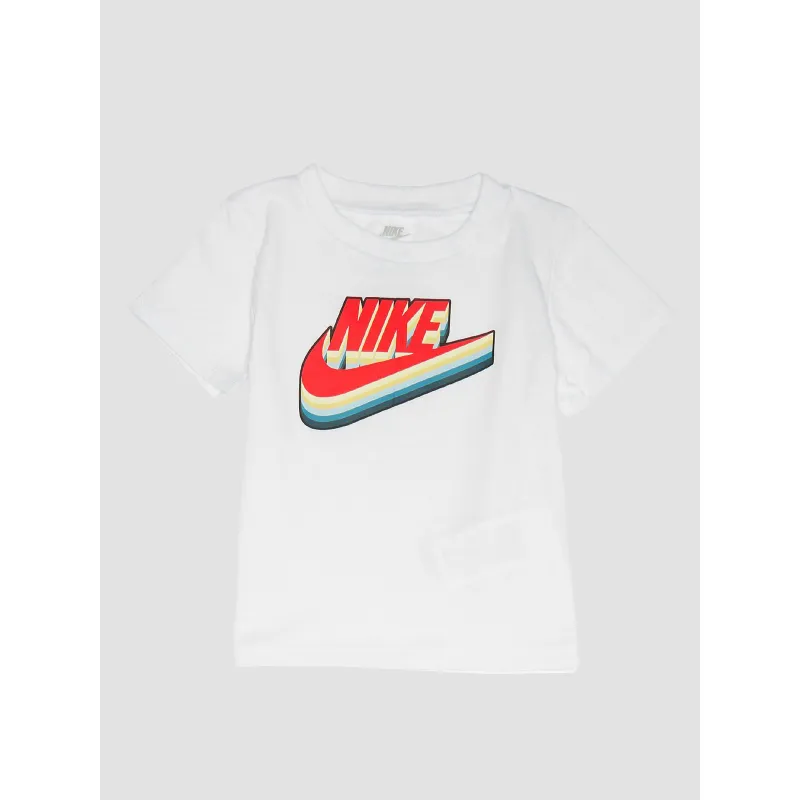 Ensemble jogging t-shirt sportswear blanc vert enfant - Nike | wimod