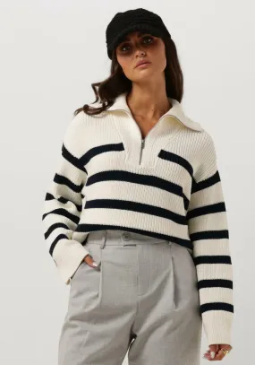 envii col roulé enmole ls knit 5190 bleu/blanc rayé