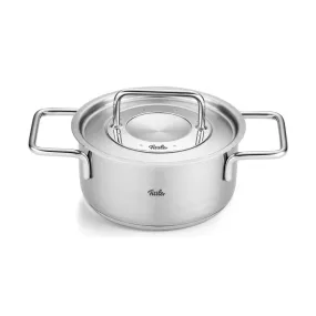 Faitout haut PURE 16 cm, argent, acier inoxydable, Fissler ✔ 88,35 € ⭕ Kulina