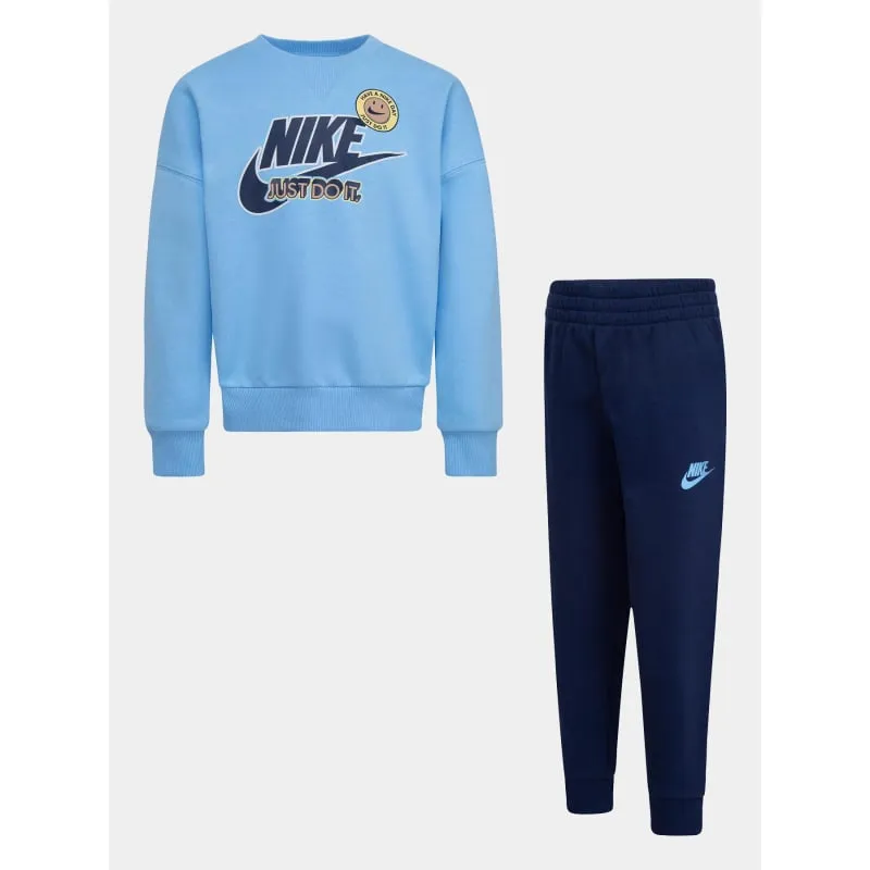 Jogging 3s tiberio bleu gris enfant - Adidas | wimod