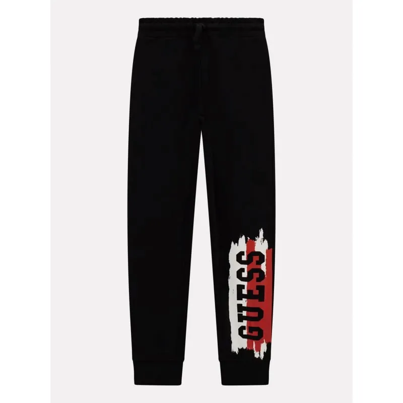 Jogging active french terry noir garçon - Guess | wimod