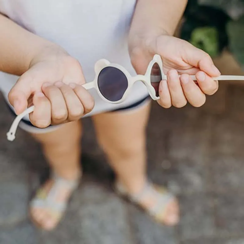 KI ET LA - LUNETTES DE SOLEIL OURSON ROSE PALE 1/2 ANS -  littlecasba.com