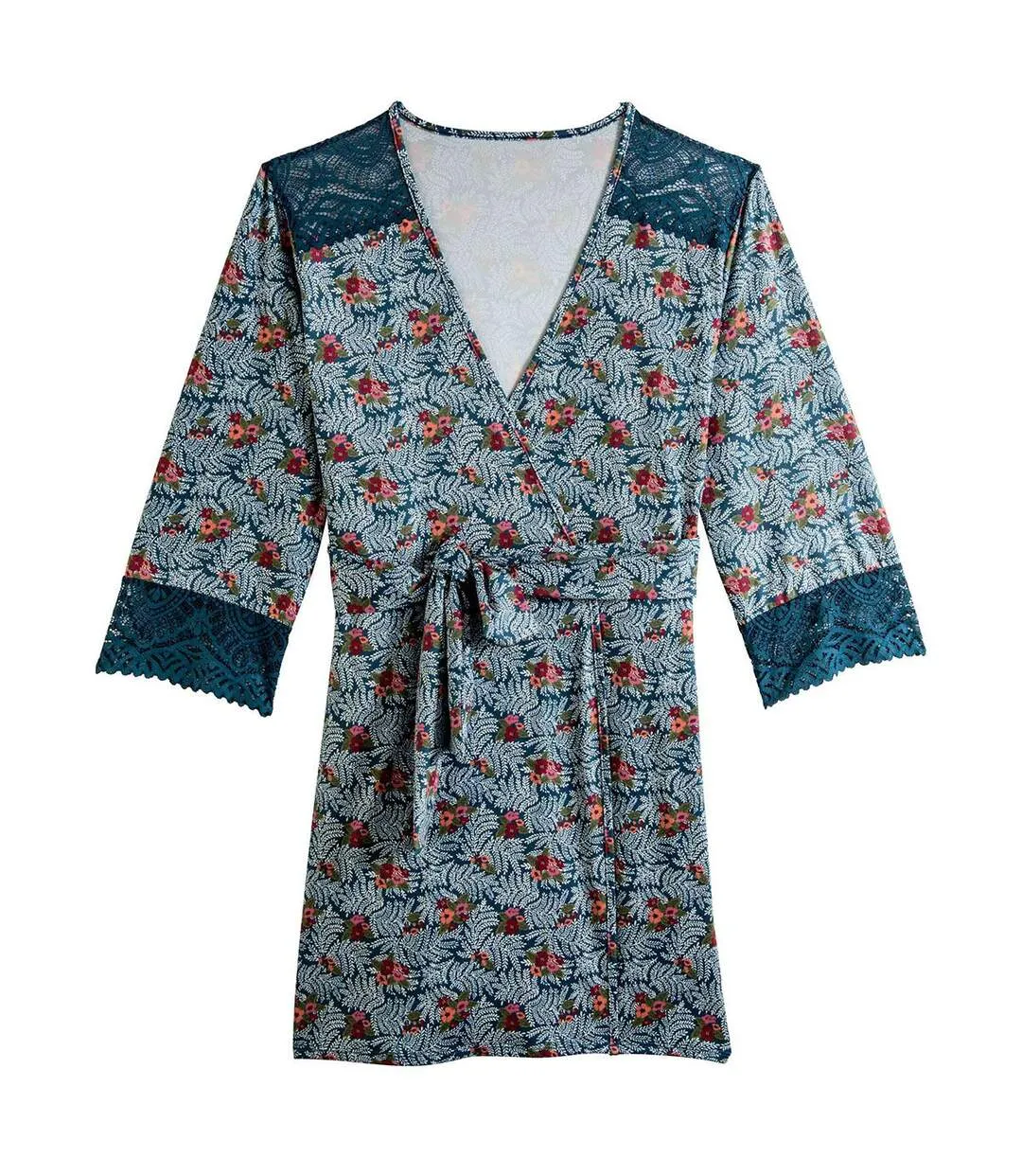 Kimono multico bleu Paprika
