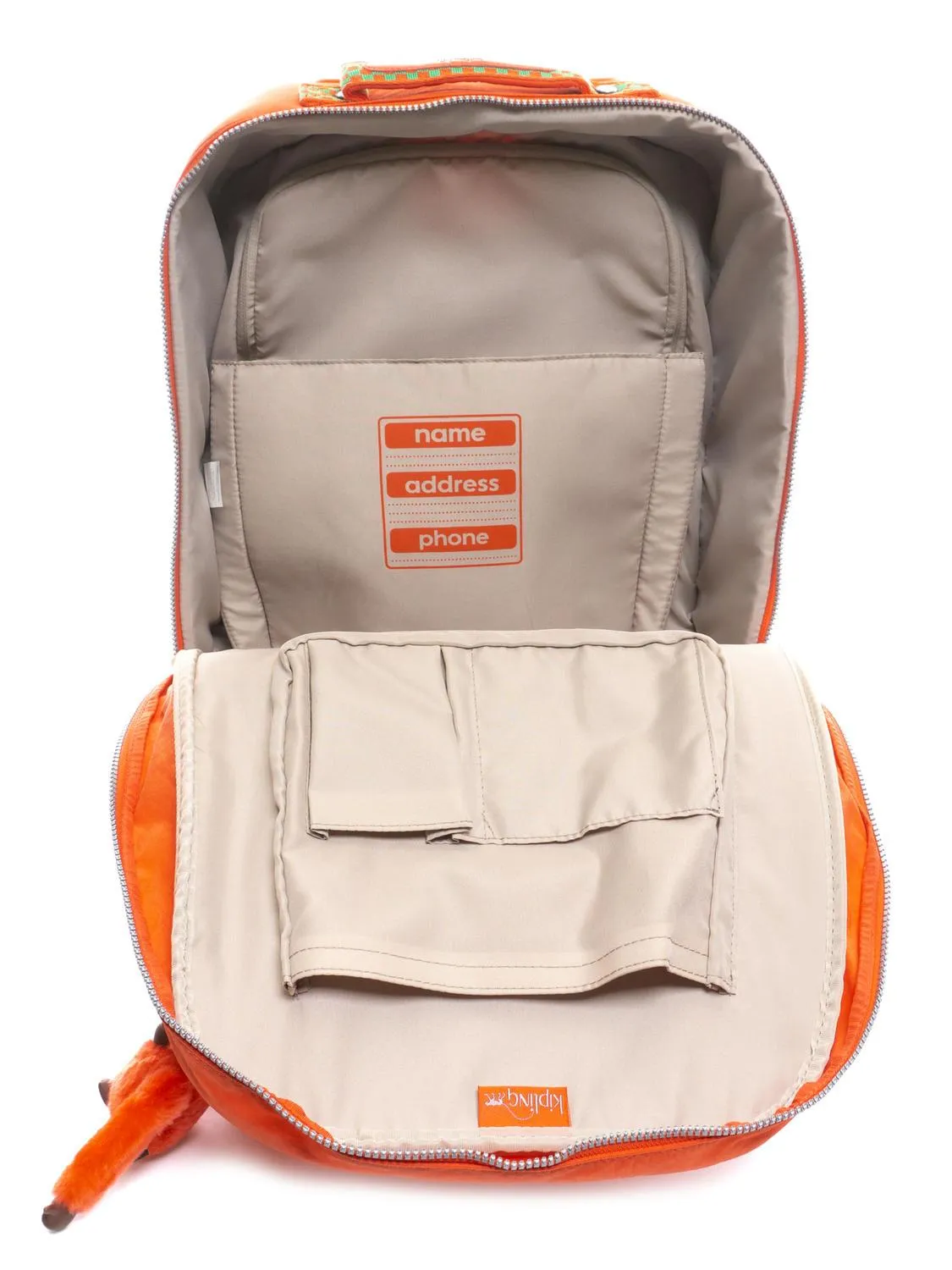 Kipling Licia Sac À Dos Avec Chariot Combo Sucre Orange - Achetez À Prix Outlet!