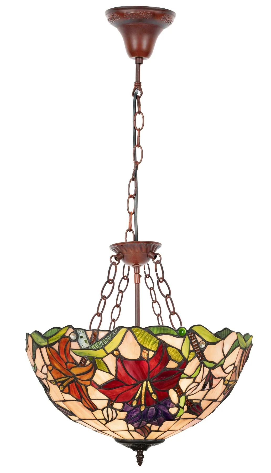 Lampe suspension Tiffany 736-40+C4