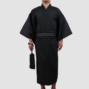 Long Yukata Homme Bleu