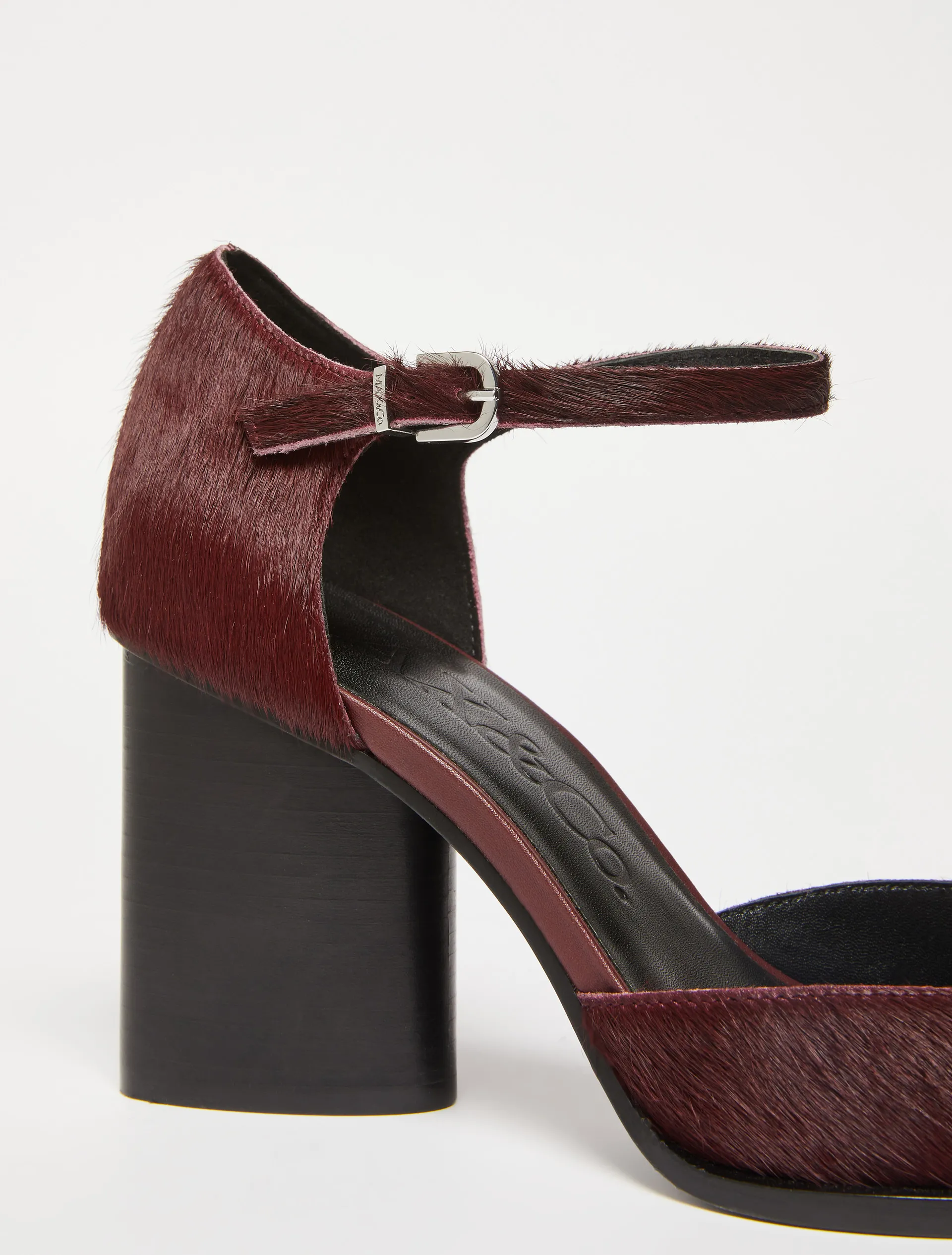 Mary Janes en cuir de poney