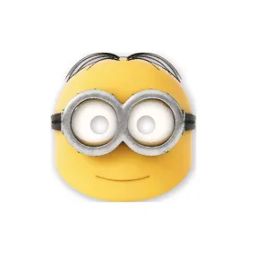 Masques en carton Minions - Lot de 6 - Pour enfants à partir de 3 ans - Intérieur