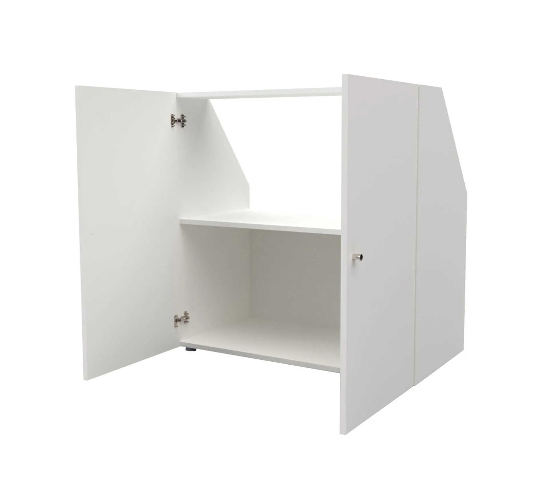 Meuble sous pente COLOMBE 100x100 cm blanc