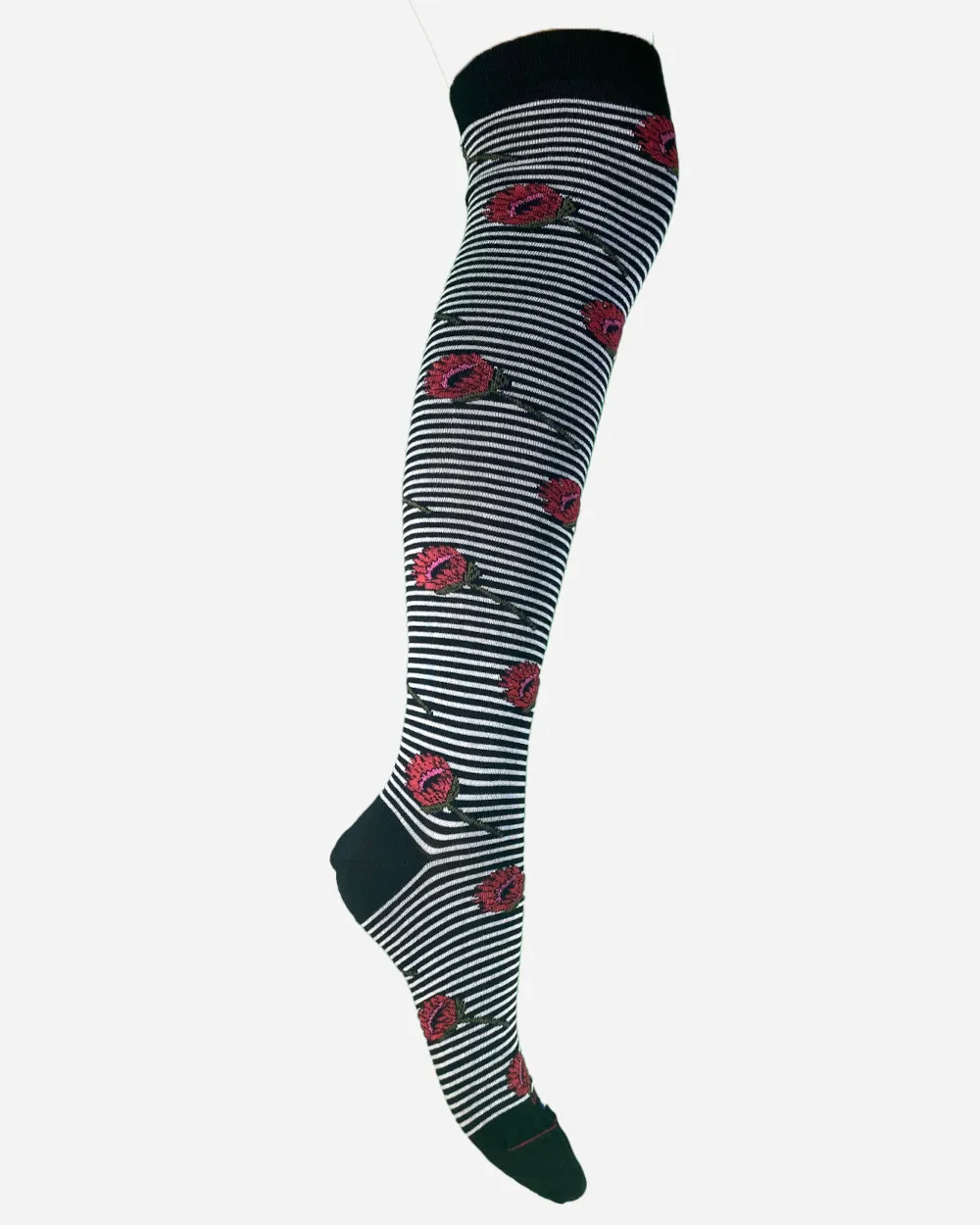 Mi-bas laine coton femme