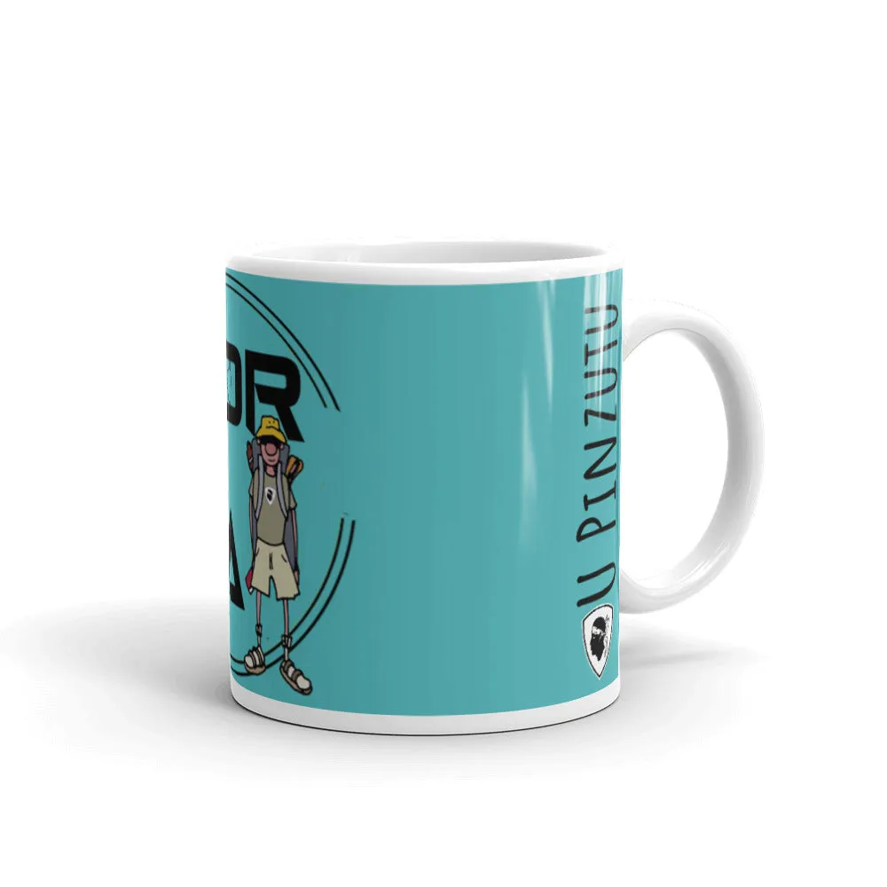 Mug Blanc Brillant U Pinzutu Corsica
