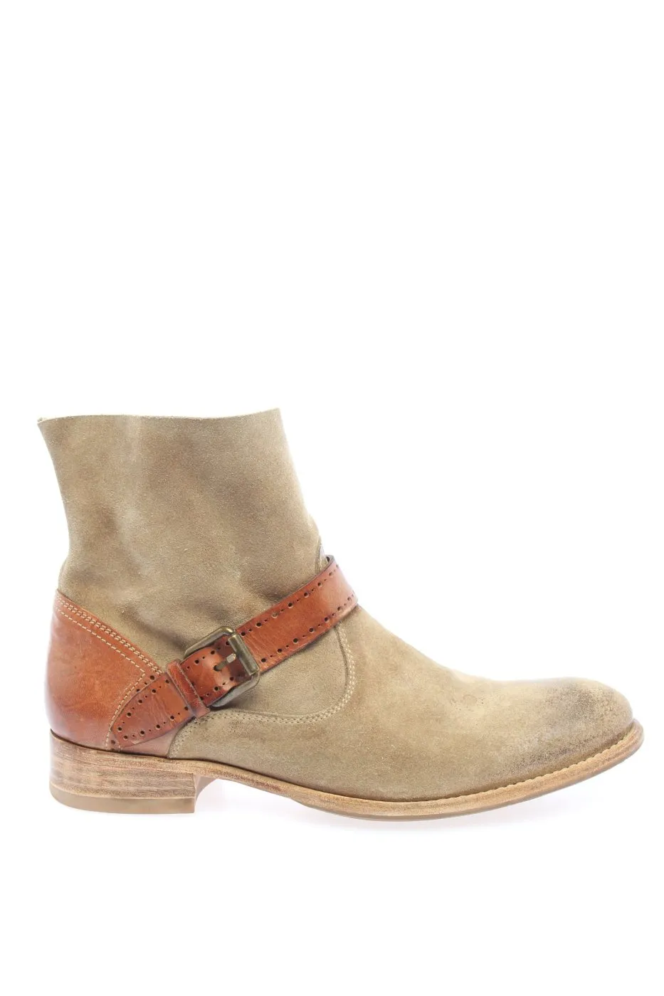 n.d.c. Low boot crème-orange clair style décontracté