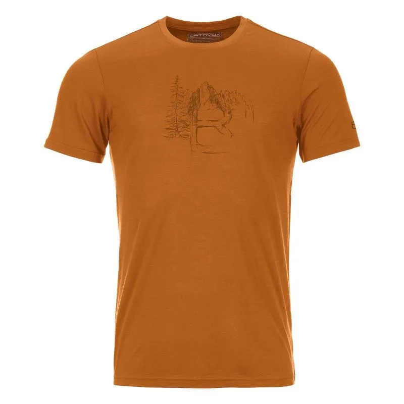 Ortovox 150 Cool Logo Sketch - T-shirt homme | Hardloop