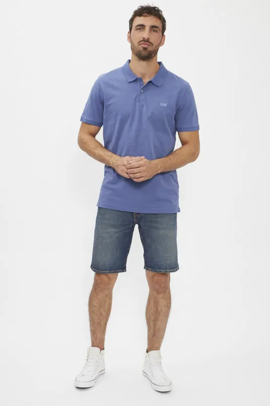 Polo slim Housemark bleu