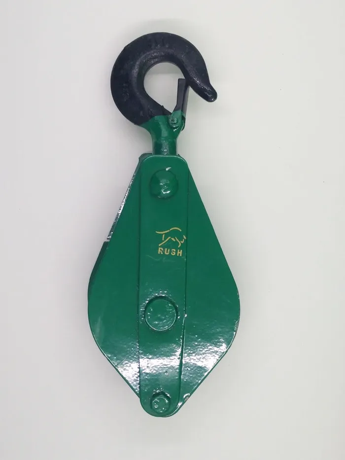Poulie 1 ton vert simple **