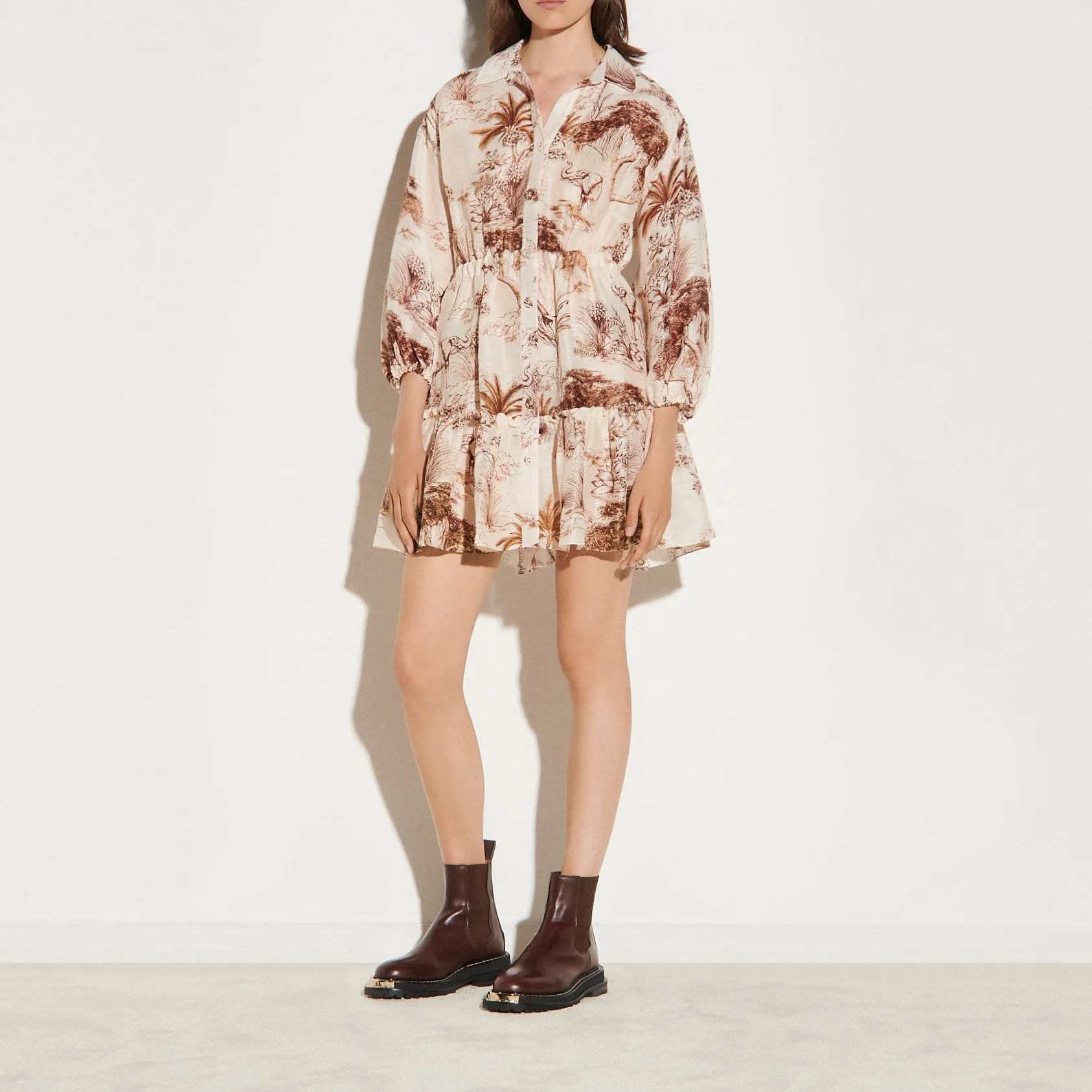 Robe chemise imprimée