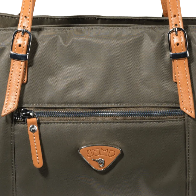 Sac Épaule 3 compartiments Jump ® 35 cm | Bretelles en Cuir