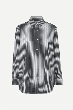 Samsoe Samsoe - Lova Shirt 15040 – Chemise à Manches Longues Blanche