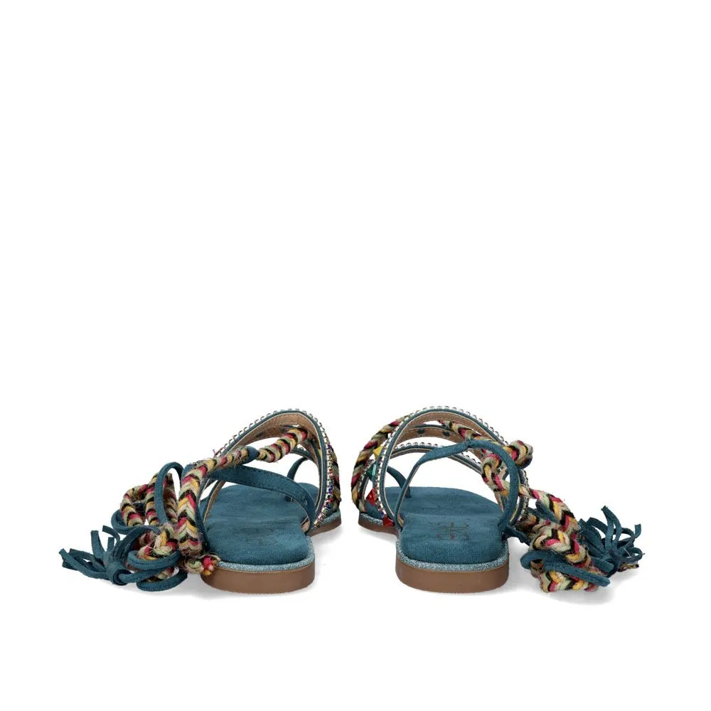 SANDALE PLATE EXÉ L2050-4776 TURQUOISE