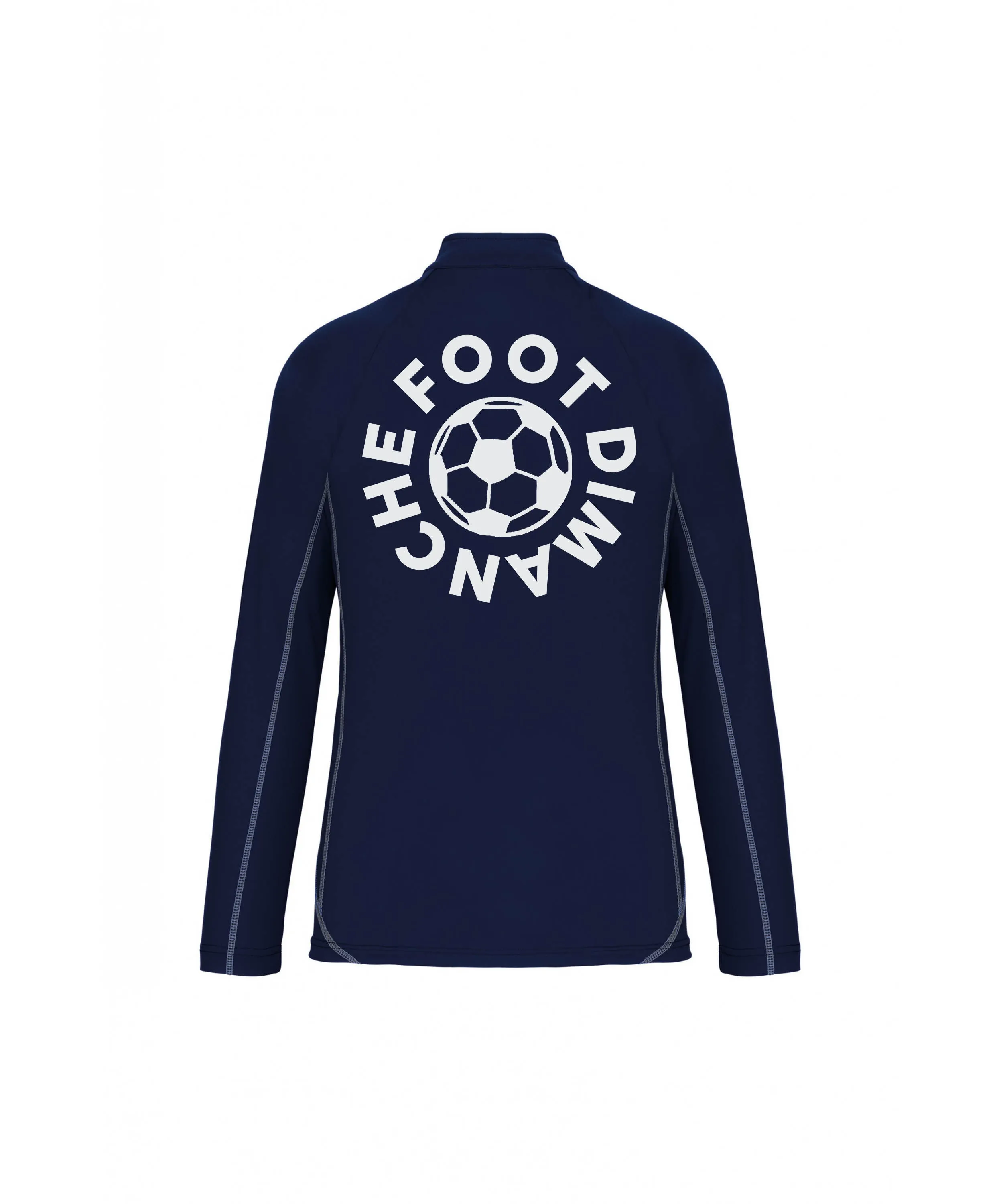 Sweat Entrainement Zip Foot Dimanche