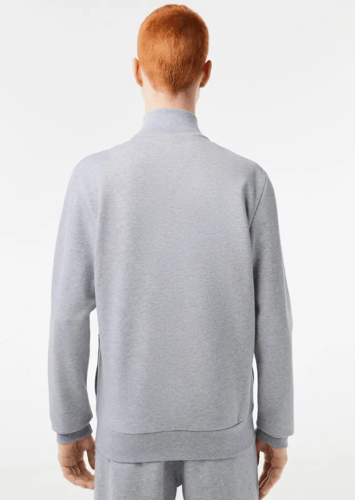 Sweat zippé Lacoste gris