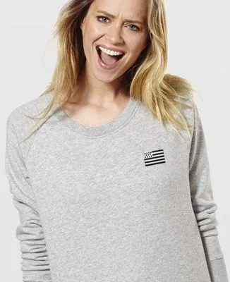 Sweatshirt homme Drapeau Breton (brodé)