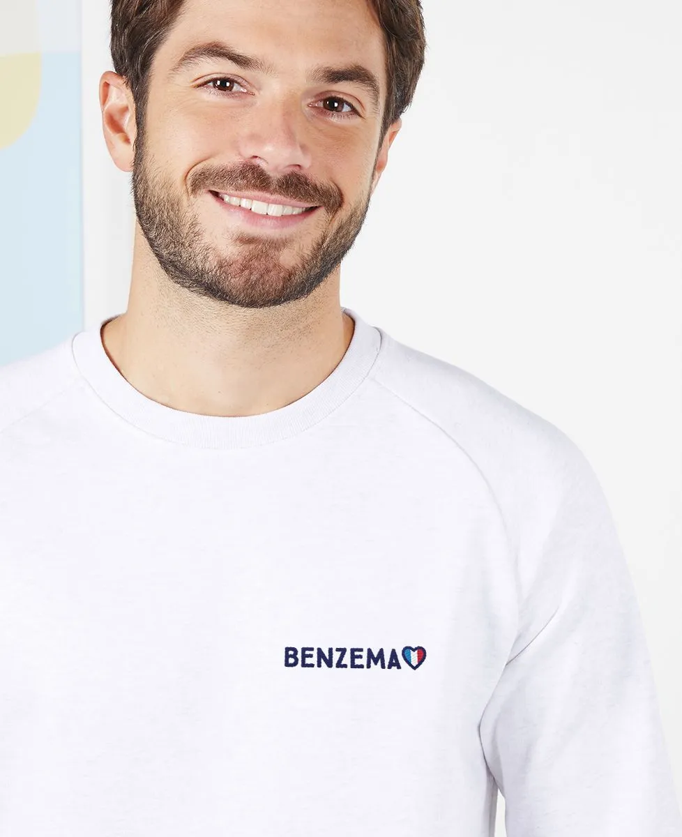 Sweatshirt homme Supporter France brodé personnalisé