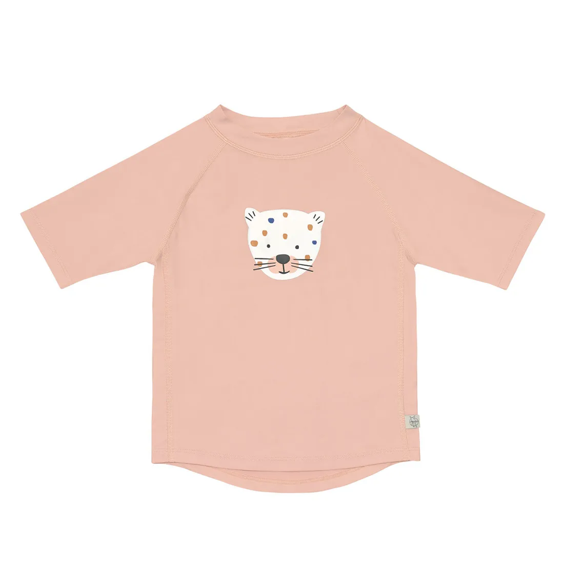 T-shirt Anti-UV Manches courtes Desert Aventure Léopard Rose - 12/18 Mois