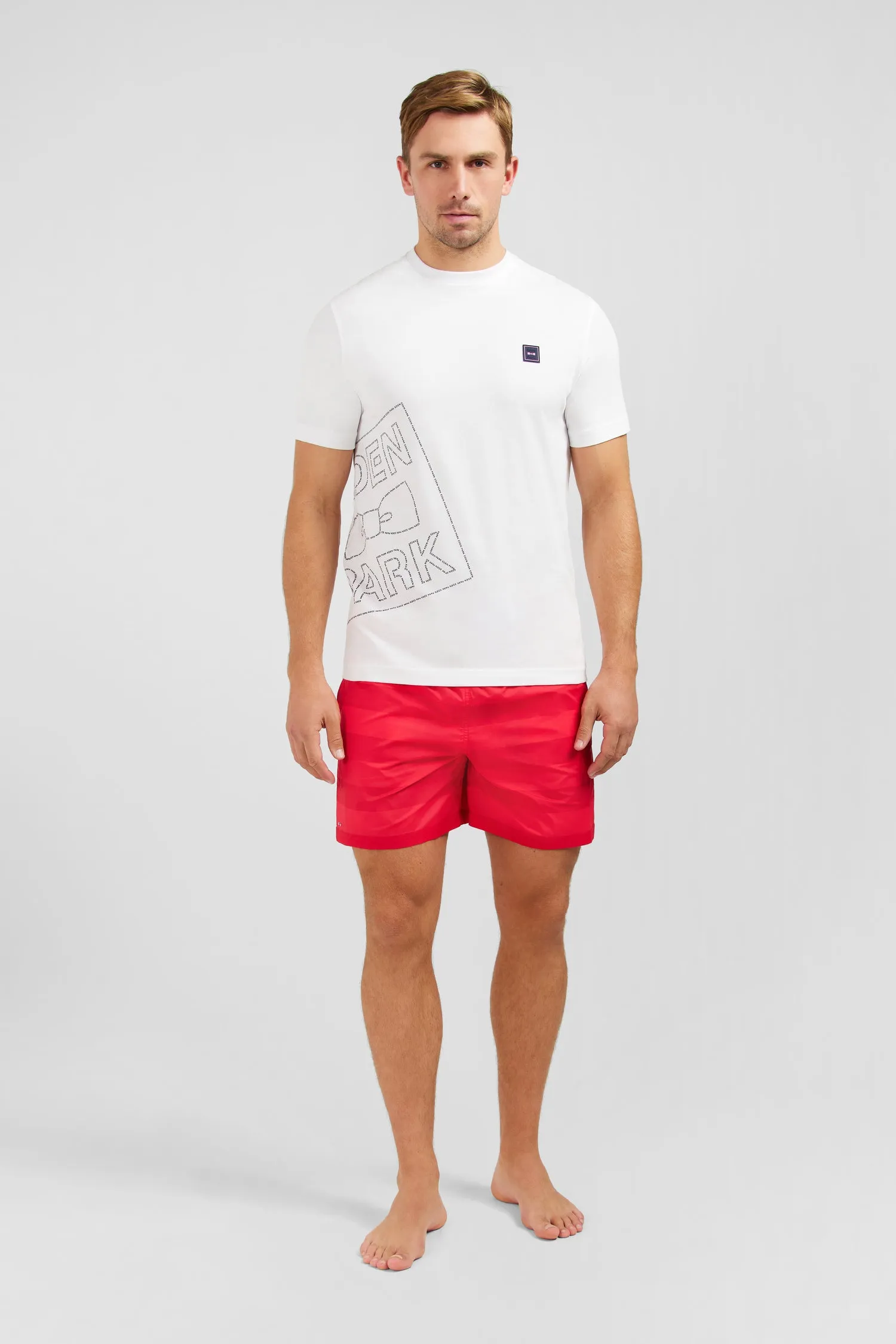 T-shirt blanc imprimé Eden Park