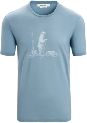 T-Shirt Icebreaker Homme Tech Lite II SS Tee Paddle Polaire Astral Bleu